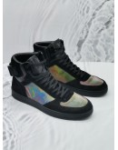 (LIKE NEW) LOUIS VUITTON IRIDESCENT LUXEMBOURG RIVOLI HIGH TOP SNEAKERS SIZE 8