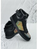 (LIKE NEW) LOUIS VUITTON IRIDESCENT LUXEMBOURG RIVOLI HIGH TOP SNEAKERS SIZE 8