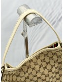 GUCCI BRITT HOBO SHOULDER BAG IN SIGNATURE GG SUPREME CANVAS