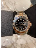 (UNUSED) 2020 ROLEX GMT-MASTER II ROOTBEER REF 126711CHNR HALF 18K 750 ROSE GOLD 40MM AUTOMATIC WATCH -FULL SET-