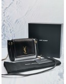 (UNUSED) 2023 YSL SAINT LAURENT MINI NOLITA IN LAMBSKIN LEATHER CROSSBODY BAG -FULL SET-