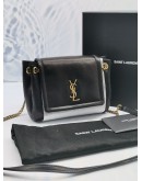 (UNUSED) 2023 YSL SAINT LAURENT MINI NOLITA IN LAMBSKIN LEATHER CROSSBODY BAG -FULL SET-