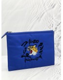 KENZO X KANSAI YAMAMOTO POUCH IN BLUE NYLON