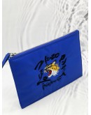 KENZO X KANSAI YAMAMOTO POUCH IN BLUE NYLON