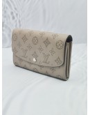 LOUIS VUITTON MAHINA LEATHER IRIS WALLET FLAP LONG WALLET 