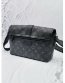 2023 MICROCHIP LOUIS VUITTON S-CAPE MESSENGER BAG IN BLACK MONOGRAM ECLIPSE CANVAS 