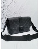 2023 MICROCHIP LOUIS VUITTON S-CAPE MESSENGER BAG IN BLACK MONOGRAM ECLIPSE CANVAS 