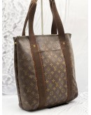 LOUIS VUITTON BROWN MONOGRAM CANVAS BEAUBORG TOTE SHOULDER BAG 