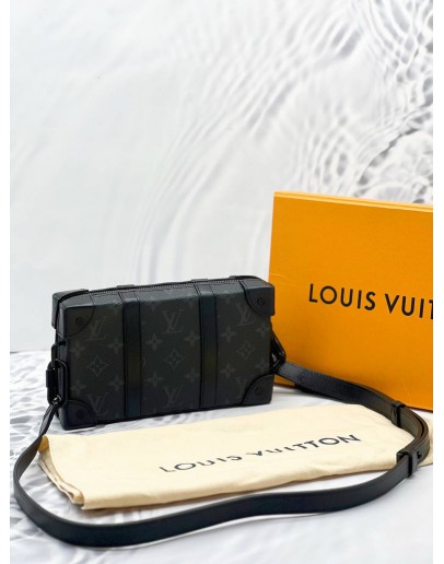 LOUIS VUITTON BLACK MONOGRAM TAURILLON SOFT TRUNK WALLET MICROCHIP - FULL SET-