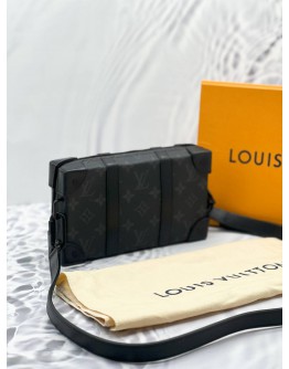 LOUIS VUITTON BLACK MONOGRAM TAURILLON SOFT TRUNK WALLET MICROCHIP - FULL SET-