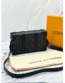 LOUIS VUITTON BLACK MONOGRAM TAURILLON SOFT TRUNK WALLET MICROCHIP - FULL SET-