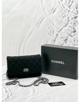 CHANEL REISSUE JERSEY WALLET ON CHAIN 