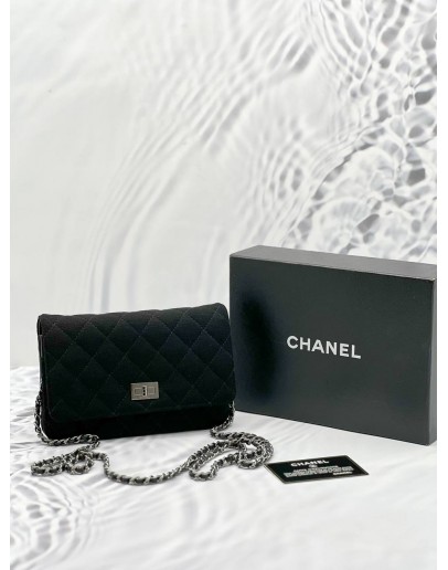 CHANEL REISSUE JERSEY WALLET ON CHAIN 