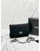 CHANEL REISSUE JERSEY WALLET ON CHAIN 