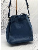 LOUIS VUITTON NEO BLUE EPI LEATHER BUCKLE BAG 