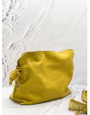 LOEWE MEDIUM FLAMENCO CLUTCH / CROSSBODY BAG IN MUSTARD YELLOW NAPPA CALFSKIN LEATHER 