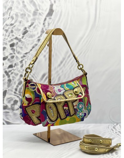 COACH X POPPY LIMITED EDITION MULTICOLOR SHOULDER BAG