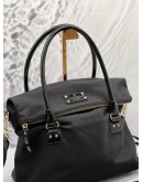 KATE SPADE BASIC NYLON CARMEN SHOULDER BAG IN BLACK