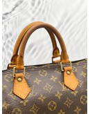 LOUIS VUITTON SPEEDY 30 HANDLE BAG IN BROWN MONOGRAM CANVAS WITH LOCK