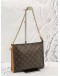 (LIKE NEW) 2024 MICROCHIP LOUIS VUITTON TOILETRY POUCH ON CHAIN (RARE PIECE) IN MONOGRAM CANVAS 