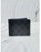 LOUIS VUITTON SLENDER WALLET IN BLACK DAMIER GRAPHITE CANVAS 