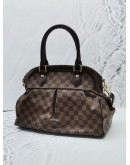 LOUIS VUITTON TREVI PM DAMIER EBENE CANVAS HANDLE BAG