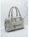 TOD'S GREY NYLON TOP HANDLE BAG 