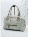 TOD'S GREY NYLON TOP HANDLE BAG 