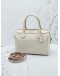 COACH BENNETT HANDLE BAG IN WHITE LEATHER 