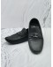 LOUIS VUITTON LOAFER BLKACK LEATHER SIZE 7 1/2 