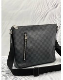 LOUIS VUITTON MICK PM BLACK GRAPHITE CANVAS MESSENGER BAG 