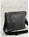 LOUIS VUITTON MICK PM BLACK GRAPHITE CANVAS MESSENGER BAG 