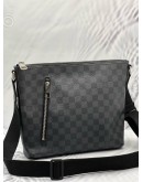 LOUIS VUITTON MICK PM BLACK GRAPHITE CANVAS MESSENGER BAG 