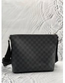 LOUIS VUITTON MICK PM BLACK GRAPHITE CANVAS MESSENGER BAG 