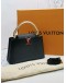 (LIKE NEW) 2022 MICROCHIP LOUIS VUITTON CAPUCINES MM IN BLACK TAURILLON LEATHER -FULL SET-