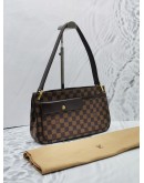 LOUIS VUITTON AUBAGNE SHOULDER BAG IN BROWN DAMIER EBENE CANVAS GHW