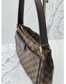 LOUIS VUITTON AUBAGNE SHOULDER BAG IN BROWN DAMIER EBENE CANVAS GHW