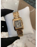 (LIKE NEW) 2012 CARTIER TANK ANGLAISE REF W5310013 18K 750 ROSE GOLD 30.2MM QUARTZ WATCH -FULL SET-