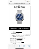 (UNUSED) 2022 BELL & ROSS BR05 CHRONO BLUE REF BR05C-BU-ST/SST 42MM AUTOMATIC WATCH -FULL SET-