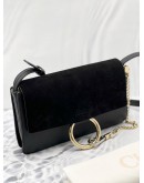 (LIKE NEW) CHLOE SMALL FAYE BLACK IN SUEDE LEATHER CROSSBODY BAG 