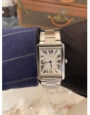 (UNUSED) 2024 CARTIER TANK SOLO REF W5200014 27MM x 35MM QUARTZ WATCH -FULL SET-