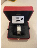 (UNUSED) 2024 CARTIER TANK SOLO REF W5200014 27MM x 35MM QUARTZ WATCH -FULL SET-