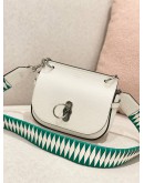 (LIKE NEW) MULBERRY SMALL AMBERLEY WHITE SATCHEL LEATHER CROSSBODY BAG 