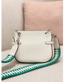 (LIKE NEW) MULBERRY SMALL AMBERLEY WHITE SATCHEL LEATHER CROSSBODY BAG 