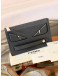 (BRAND NEW) FENDI MONSTER EYES CLUTCH GREY SELLERIA LEATHER 