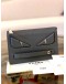 (BRAND NEW) FENDI MONSTER EYES CLUTCH GREY SELLERIA LEATHER 