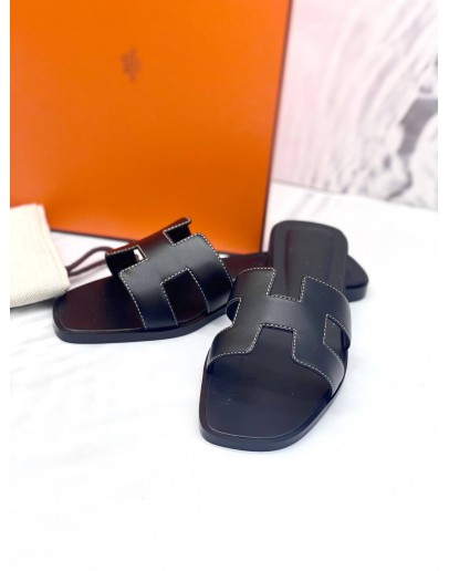 HERMES ORAN SANDAL SIZE 37 1/2 -FULL SET-