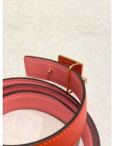 HERMES H BUCKLE EILEEN REVERSIBLE BELT WITH ROSE GOLD HARDWARE