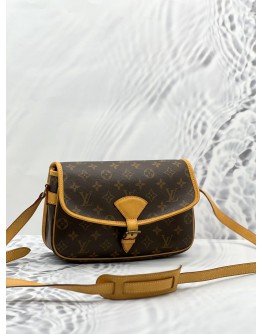 LOUIS VUITTON SOLOGNE BROWN MONOGRAM CANVAS CROSSBODY BAG 