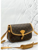 LOUIS VUITTON SOLOGNE BROWN MONOGRAM CANVAS CROSSBODY BAG 